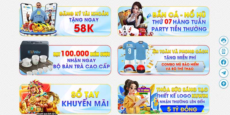 Có rất nhiều khuyến mãi hấp dẫn đi kèm khi bạn tham gia cược tại sảnh game bài của nhà cái Kuwin