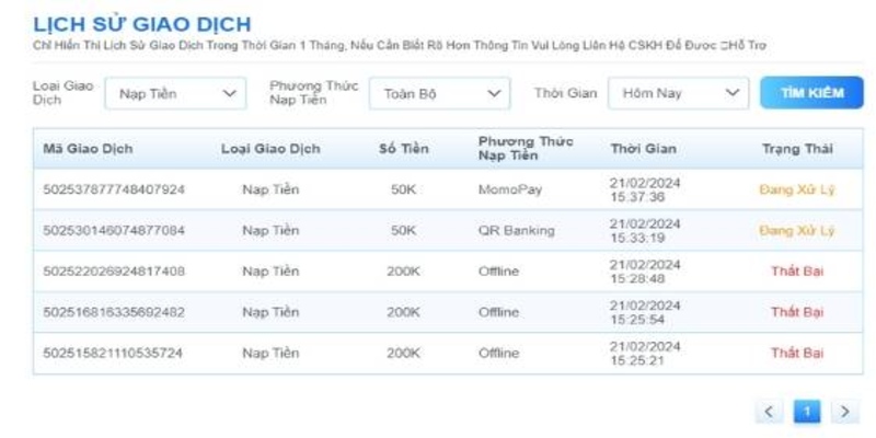 Hướng dẫn chi tiết cho người mới khi nạp tiền